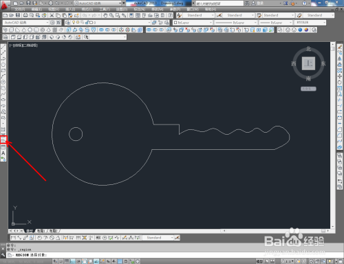 CAD钥匙图案制作教程