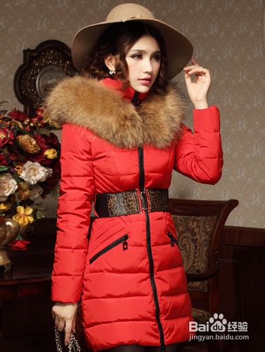 冬季毛毛保暖羽绒外套穿出暖暖的甜美