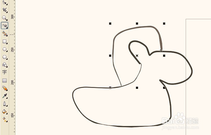 CorelDRAW中如何绘画卡通斑马图形