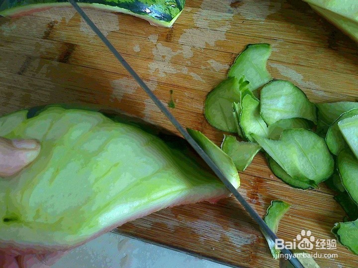 西瓜皮肉质为什么不要丢弃