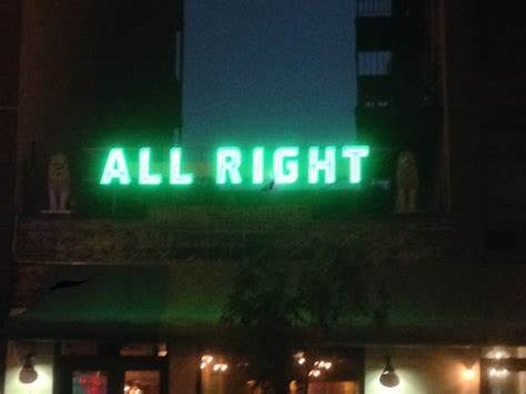 All right 的中文翻译是什么
