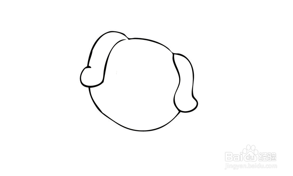 如何画出一个可爱小狗?