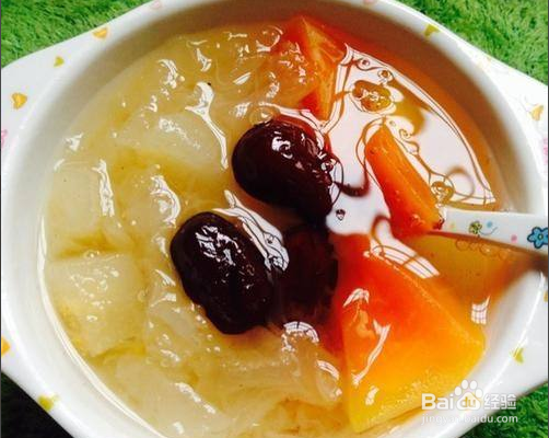 银耳木瓜汤的做法