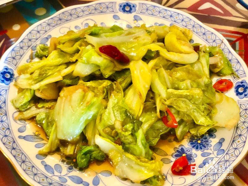 30香辣手撕包菜的做法