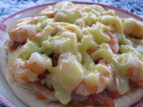 平底锅版鲜虾披萨