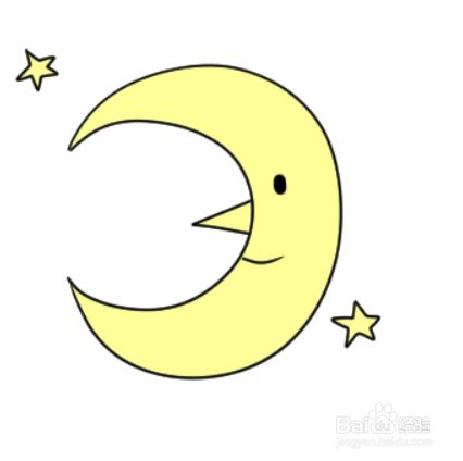 如何简单地画月亮