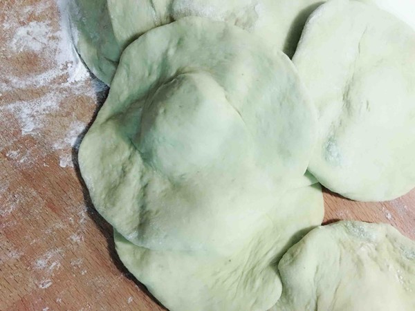 抹茶豆沙包的做法