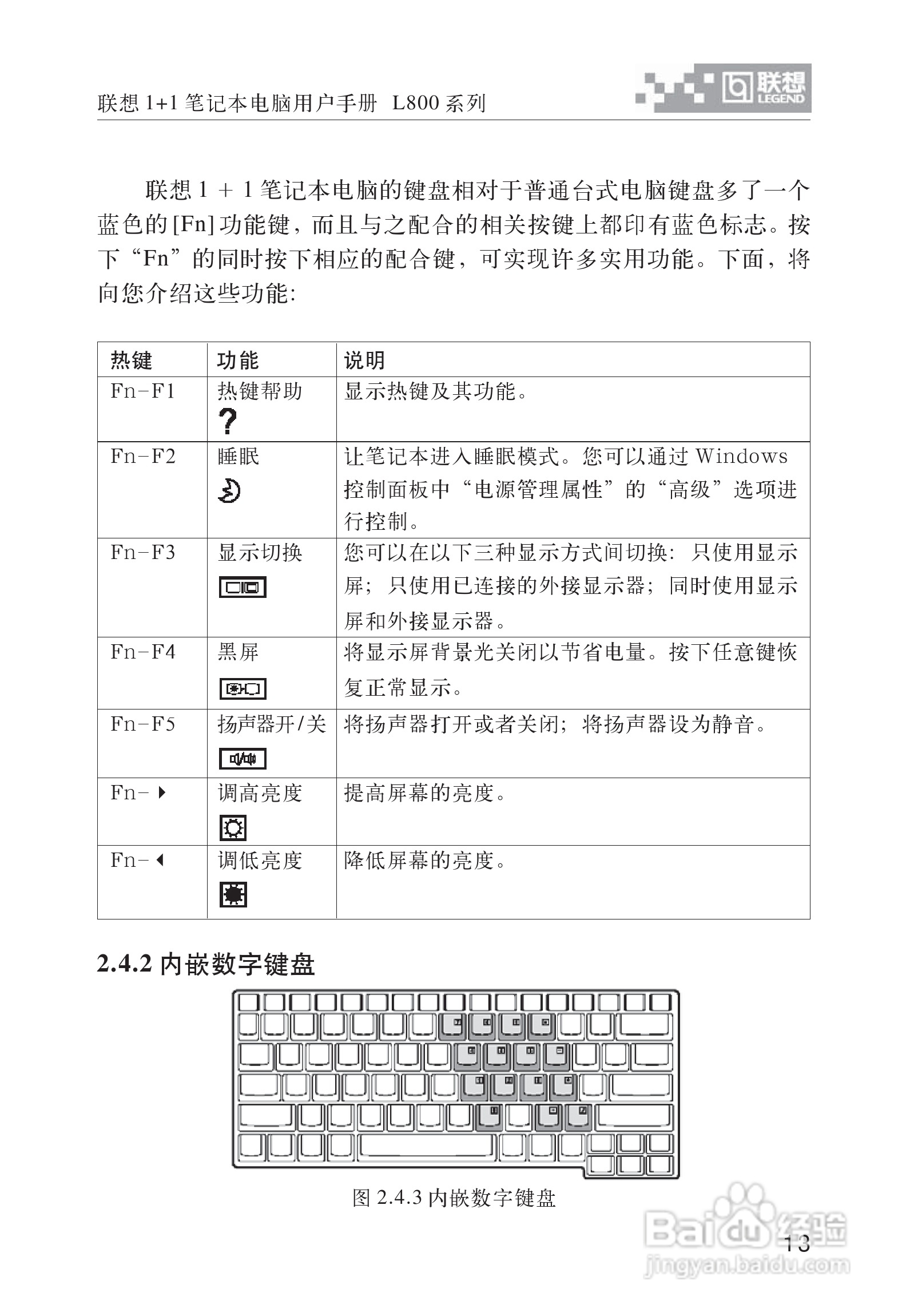 联想天逸Y800笔记本电脑使用说明书:[2]