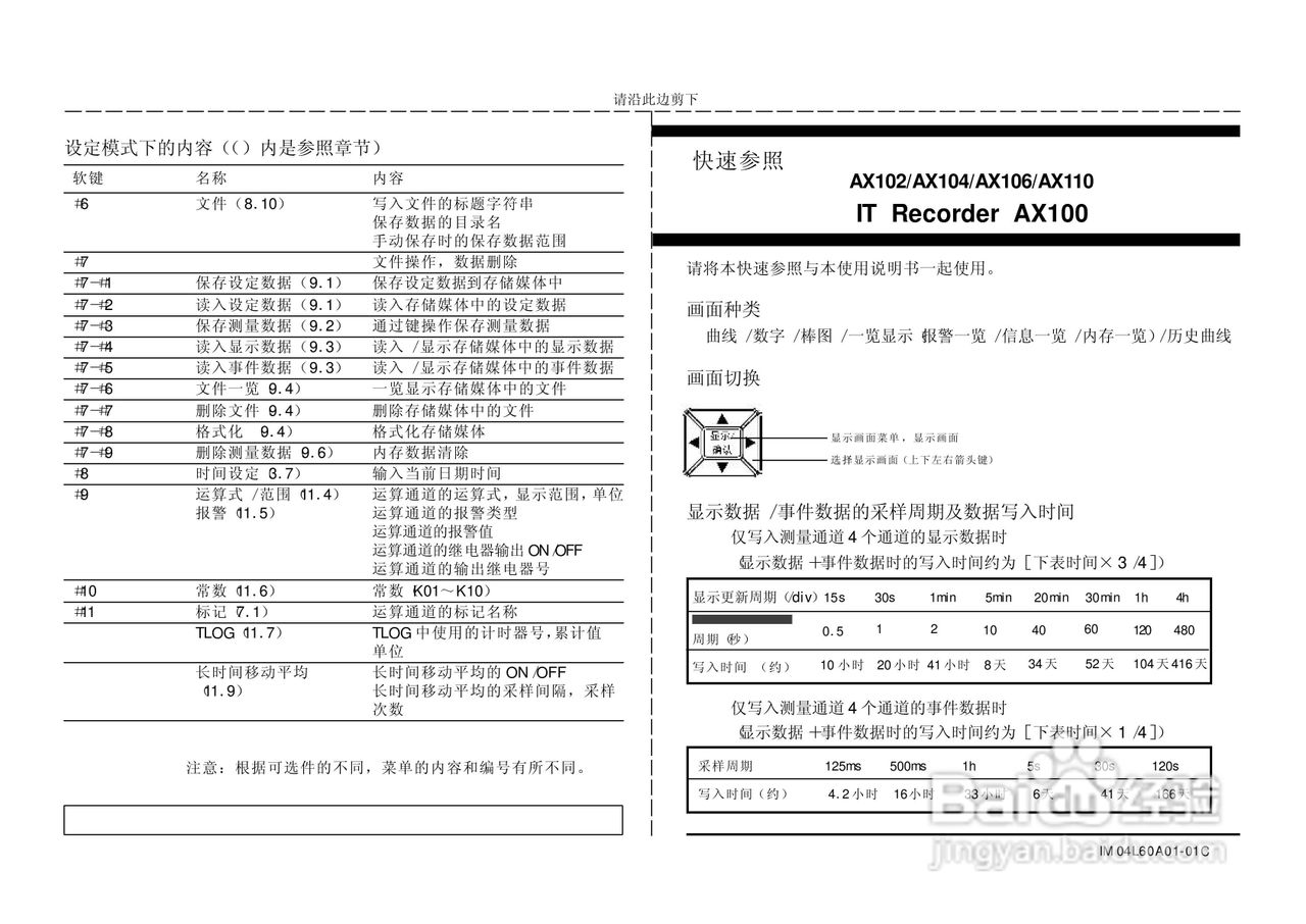 AX100无纸记录仪说明书:[1]
