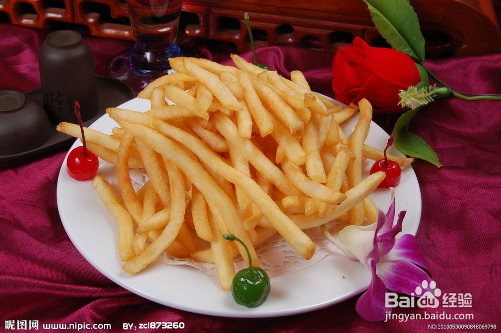 自制炸美味薯条