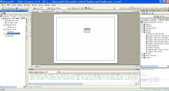 Psoc creator2.0软件的简单使用