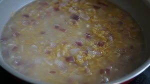 在家制作意式三文鱼米粒面