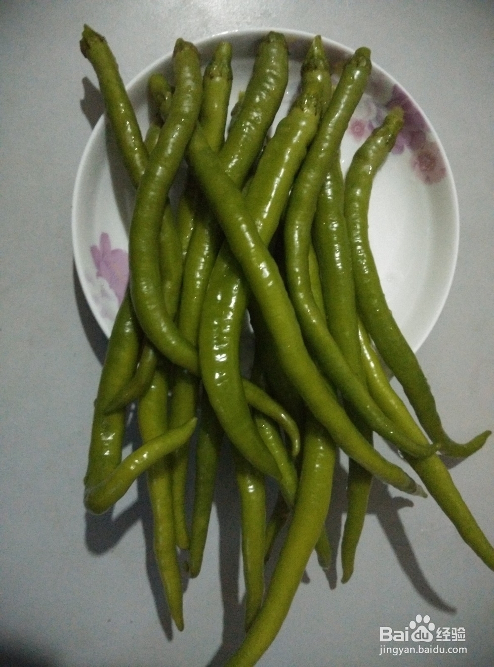 家常清炒小线椒