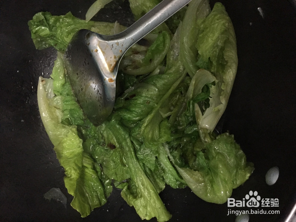 家常菜系清炒生菜