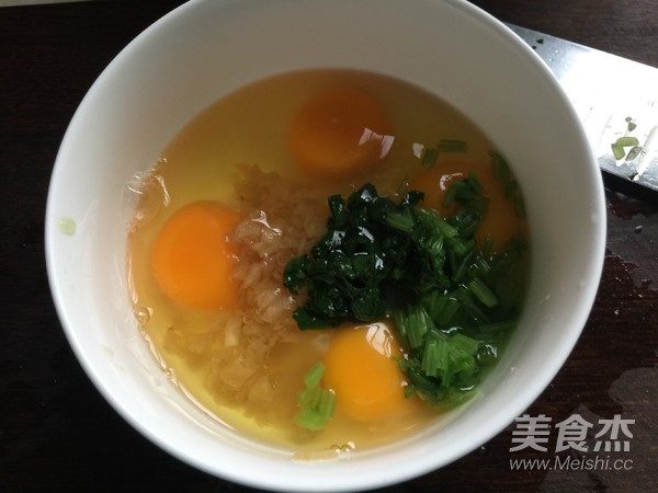 菠菜厚蛋烧的做法