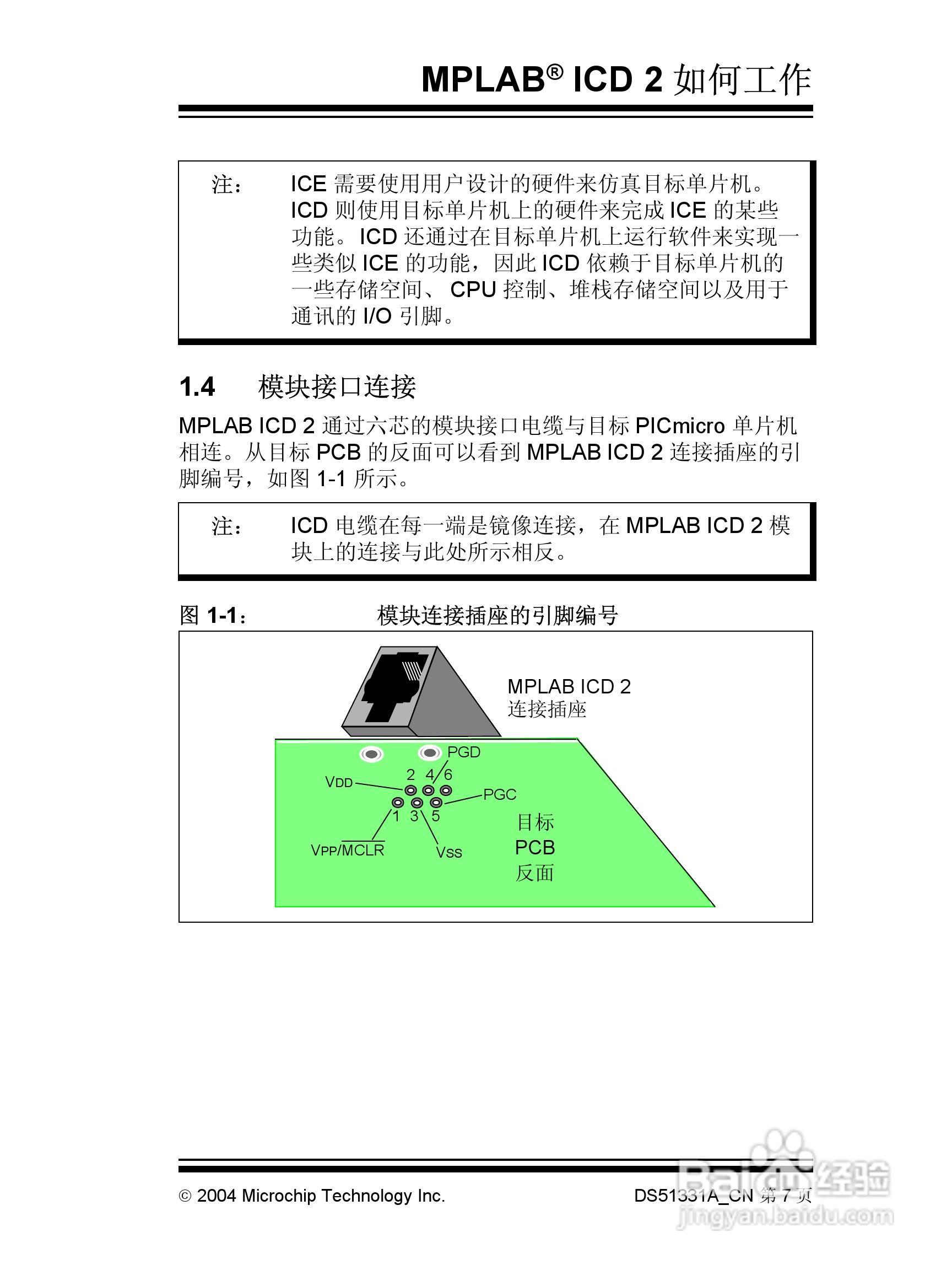 MPLAB® ICD 2 在线调试器用户手册:[2]-百度经验
