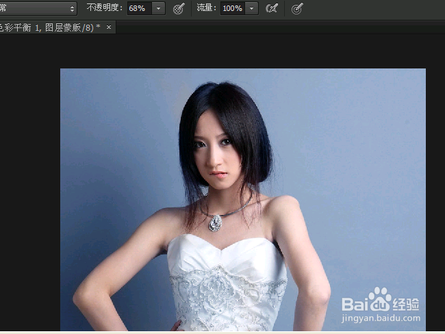 制作亮色婚纱照