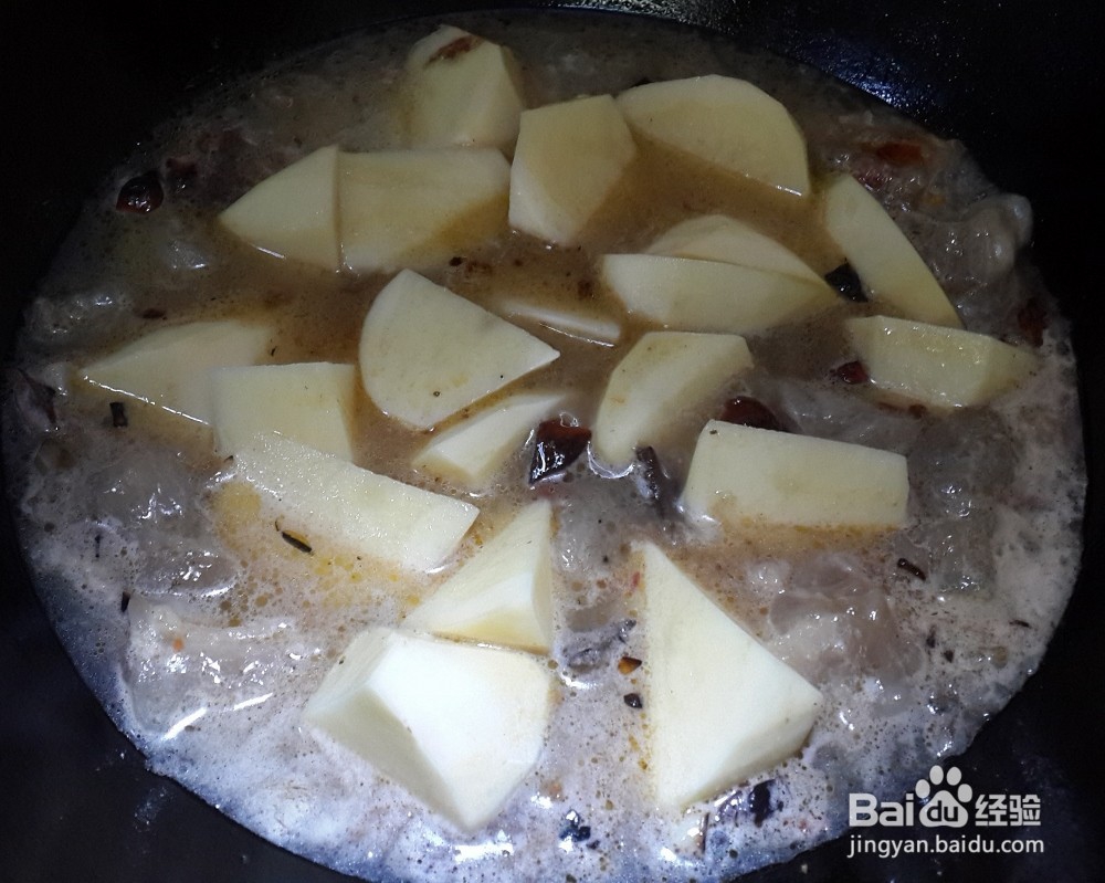 牛筋烧土豆——Q弹 胶原蛋白