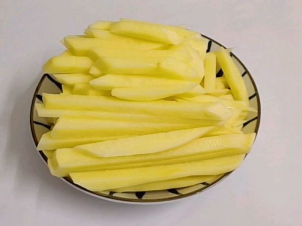 健康无油烘烤薯条