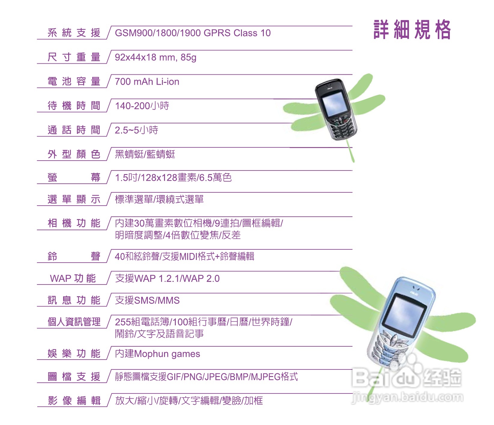 华硕手机V55型说明书:[2]