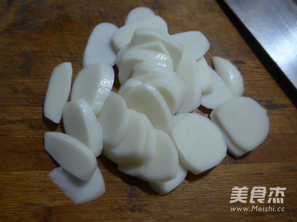 牛肉酱菜芯炒年糕