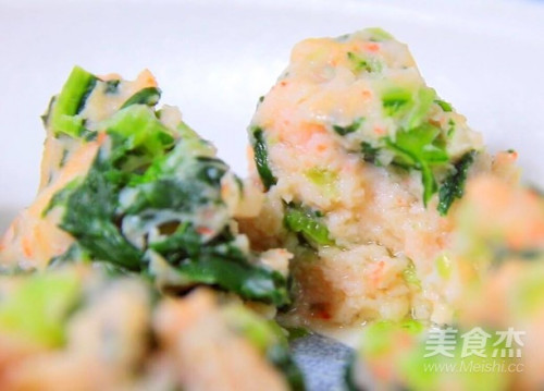 鮮蝦油麥菜丸子