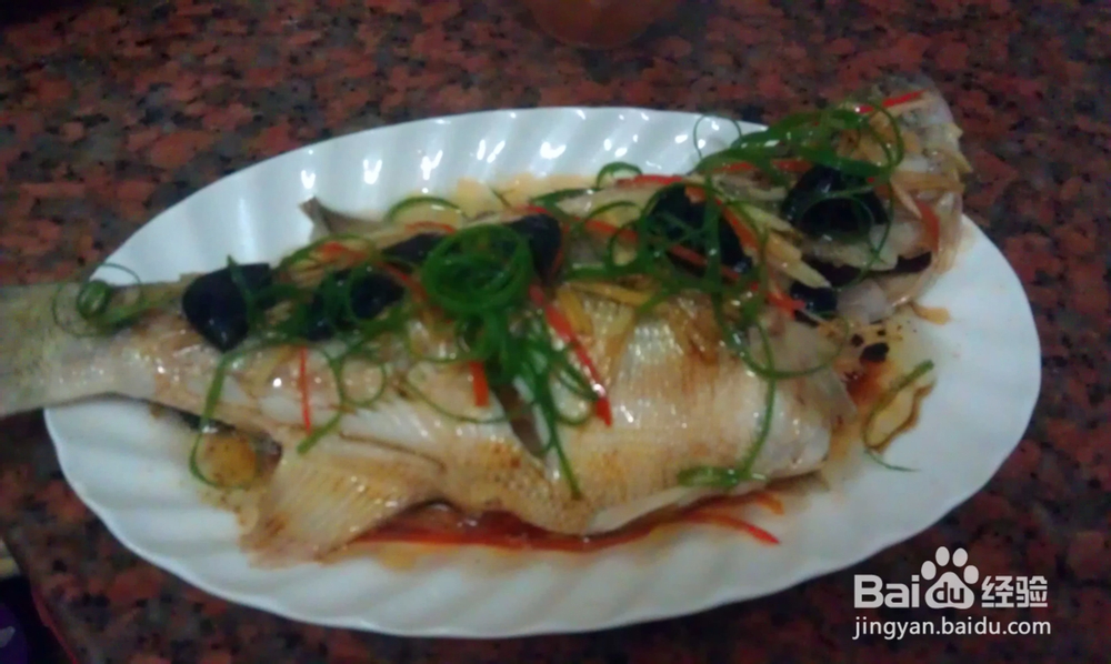 蒸功夫--油榄角蒸鲈鱼