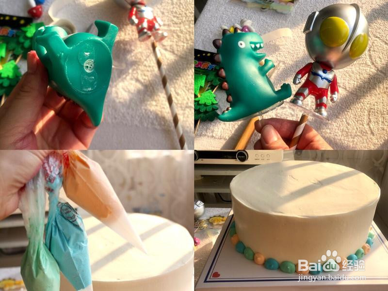 十寸小男孩生日蛋糕的做法