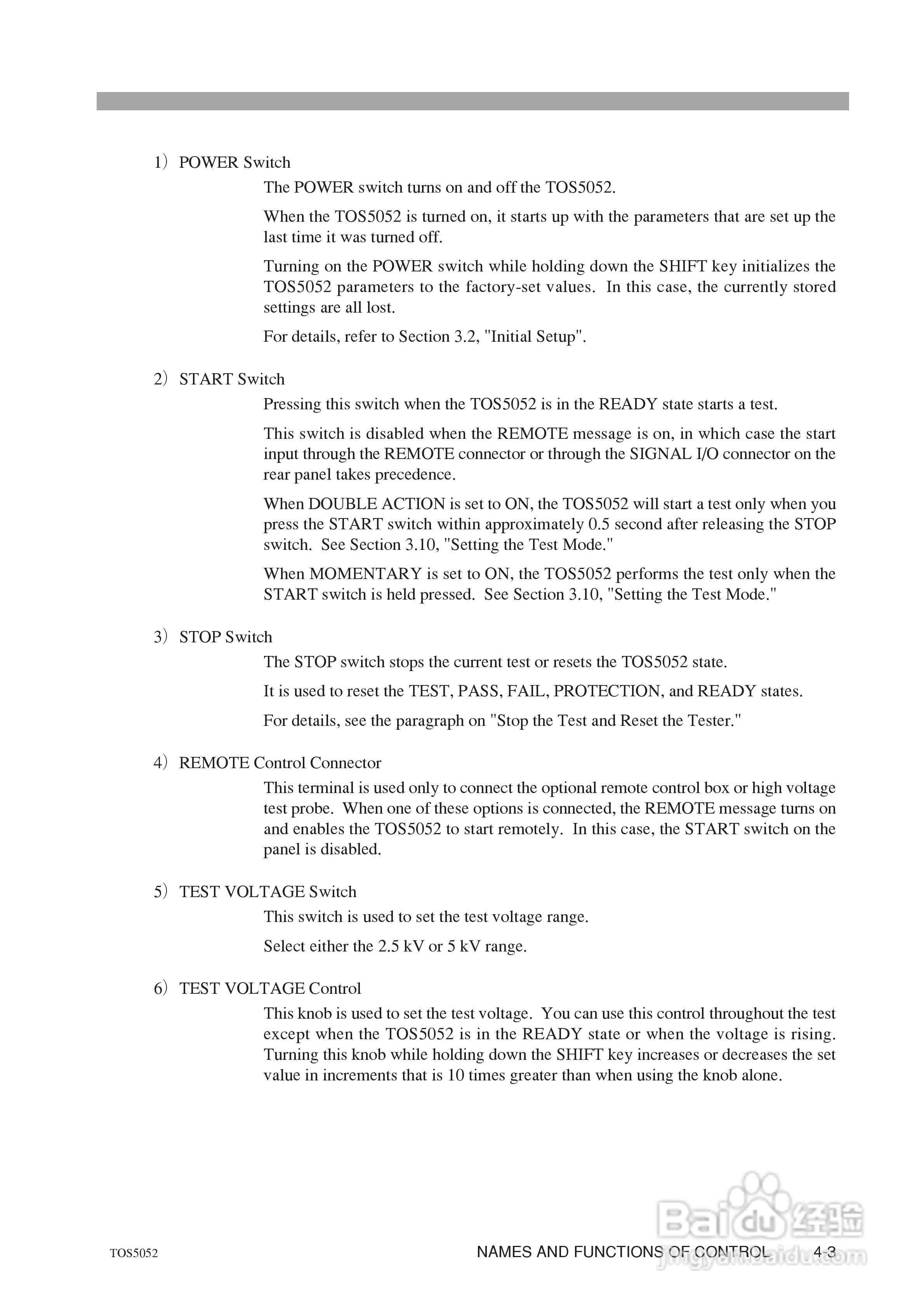 日本菊水TOS5052耐压测试仪英文版说明书:[8]