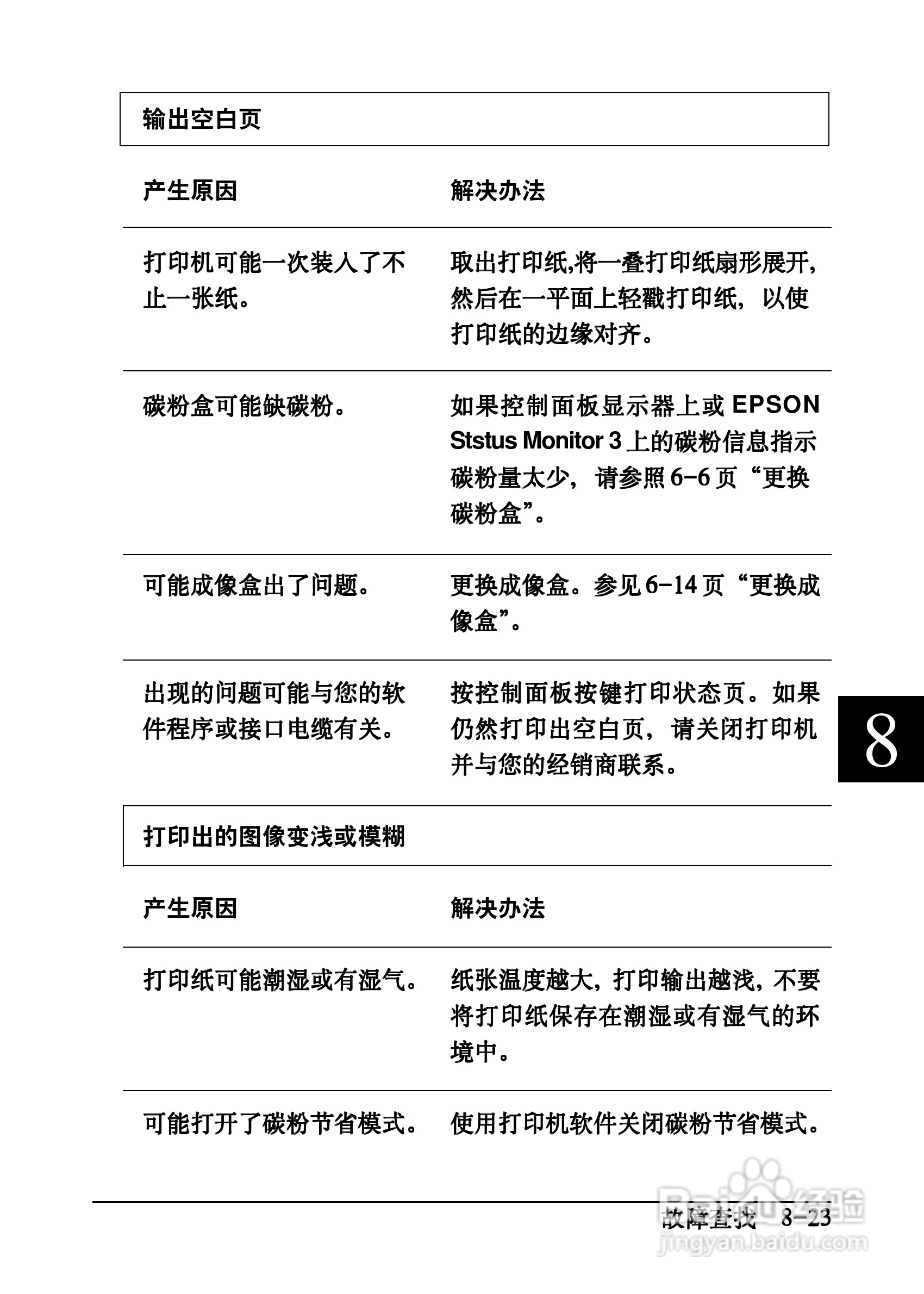 爱普生EPL-C8200彩色激光打印机操作手册:[15]