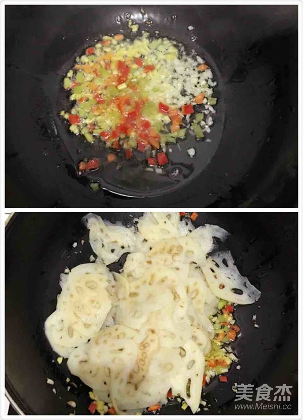 脆脆酸藕片的做法