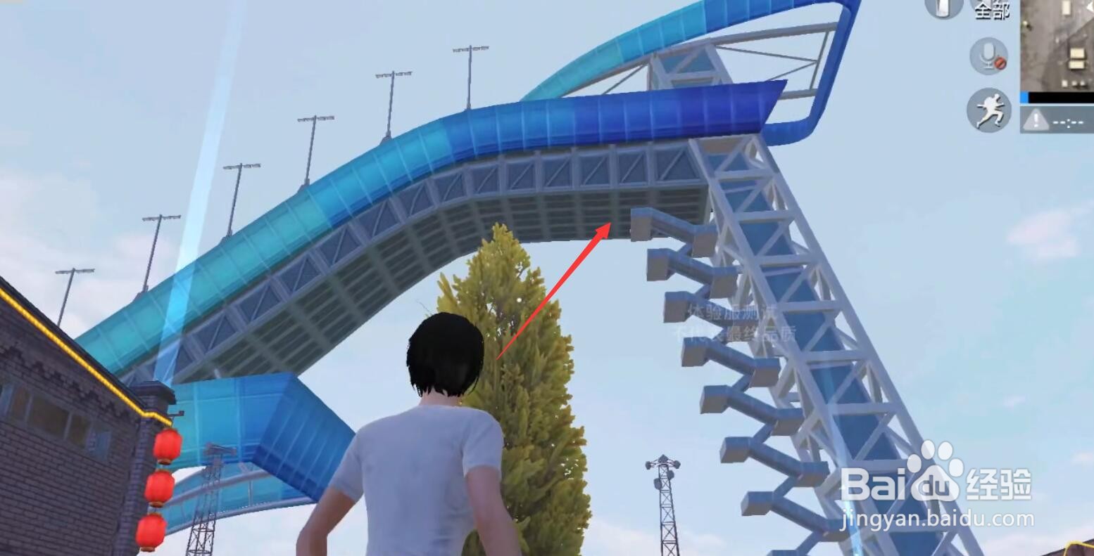 和平精英冰雪赛道怎么上去