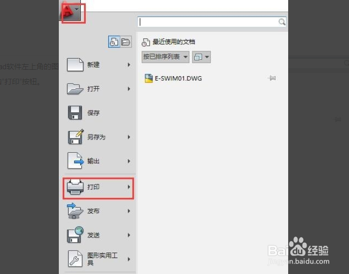CAD打印时打印预览里如何设置彩色和黑白显示