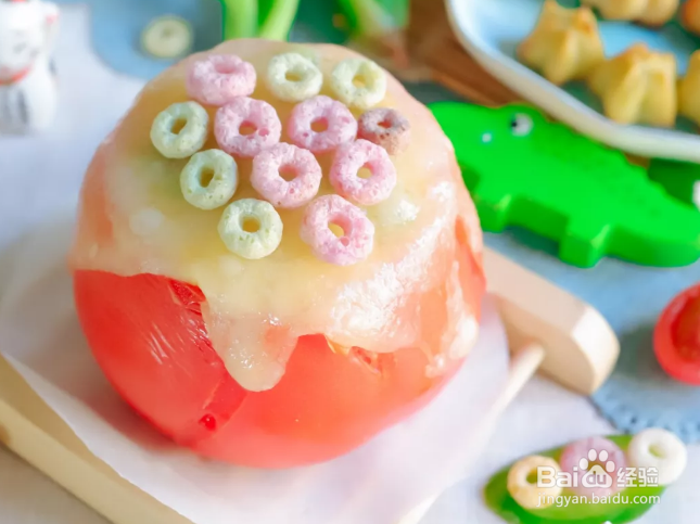 2岁宝宝主食-芝士番茄焗饭