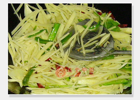 酸辣土豆丝的做法