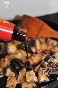 豆豉花菇鸡的做法