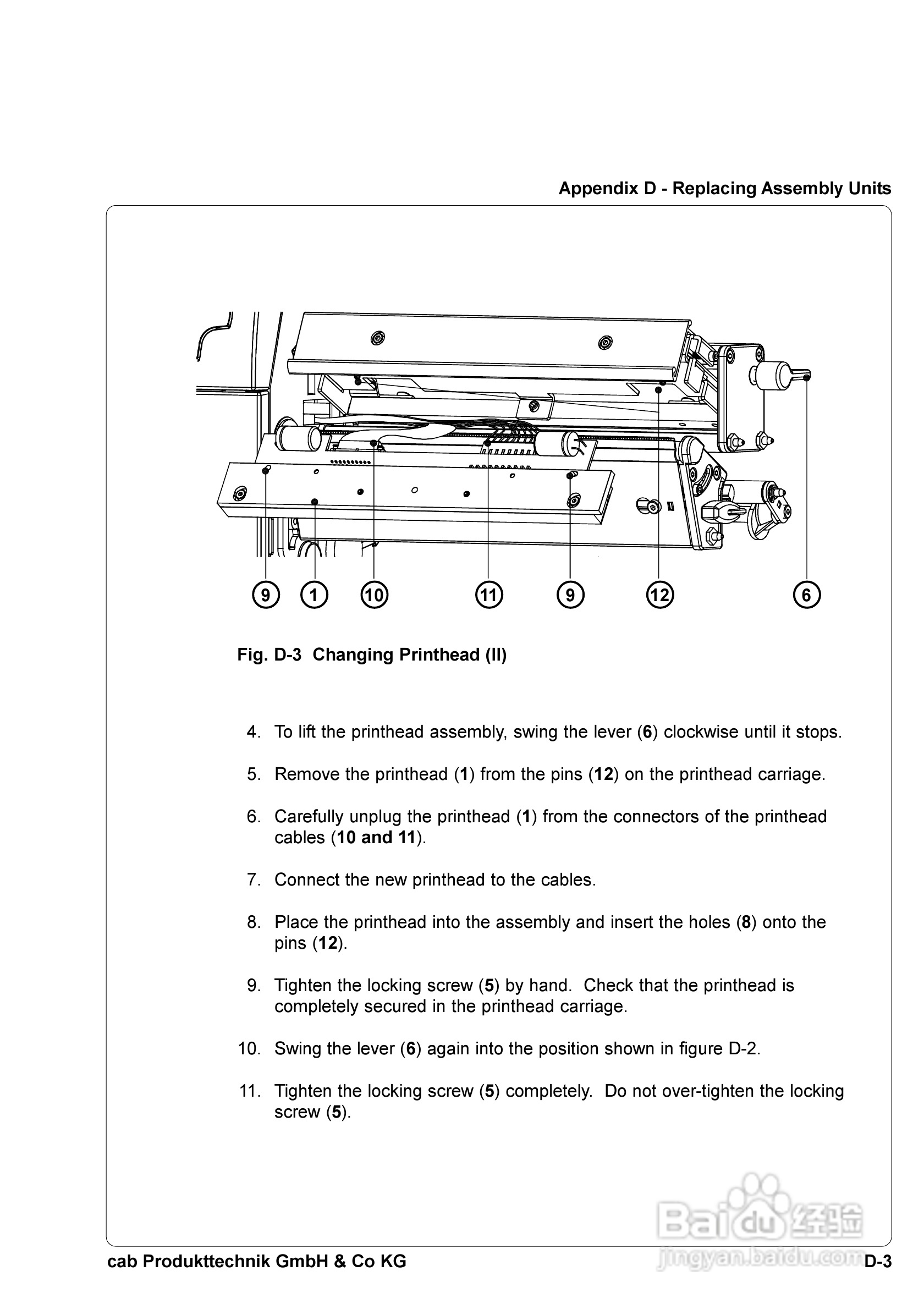 cab A8300打印机使用说明书:[12]