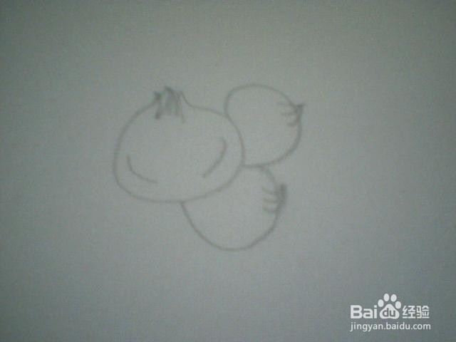 简笔画包子这样画