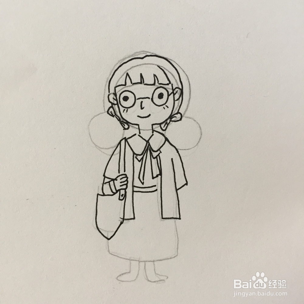 简单几步画出日系少女的方法