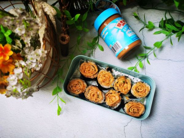 花生酱肉松寿司卷