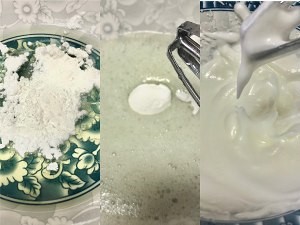 不用烤箱怎么做无油低糖的舒芙蕾蛋糕松饼