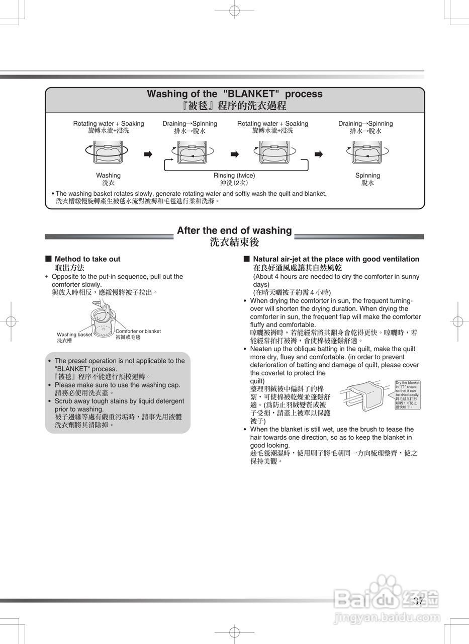 日立牌AJ-S55GZ型全自动洗衣机使用说明书:[4]