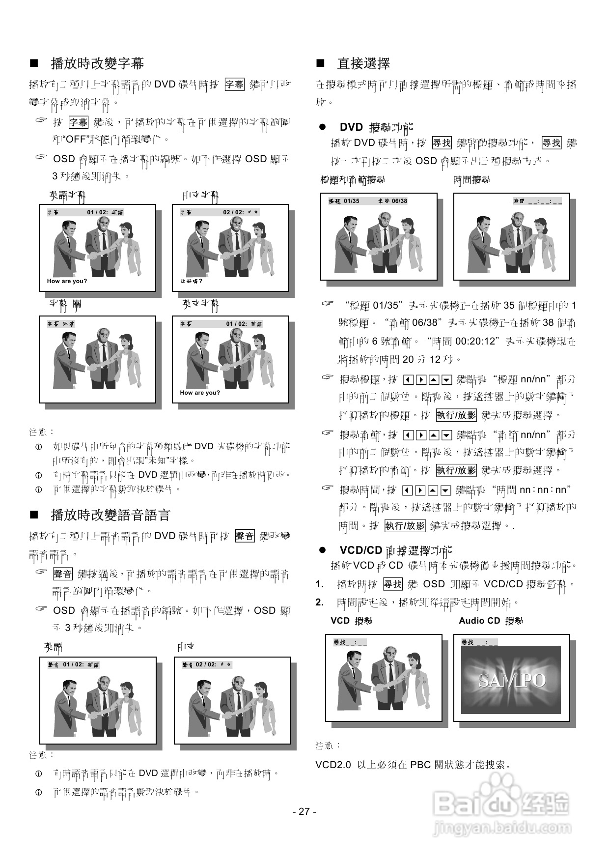 声宝DVB-A28K型DVD播放机说明书:[2]