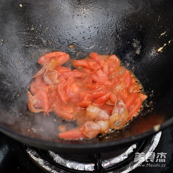 火腿鸡蛋面片