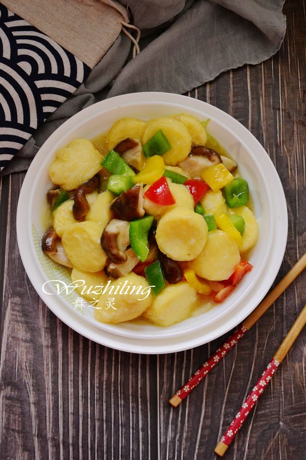 玉子豆腐烧香菇