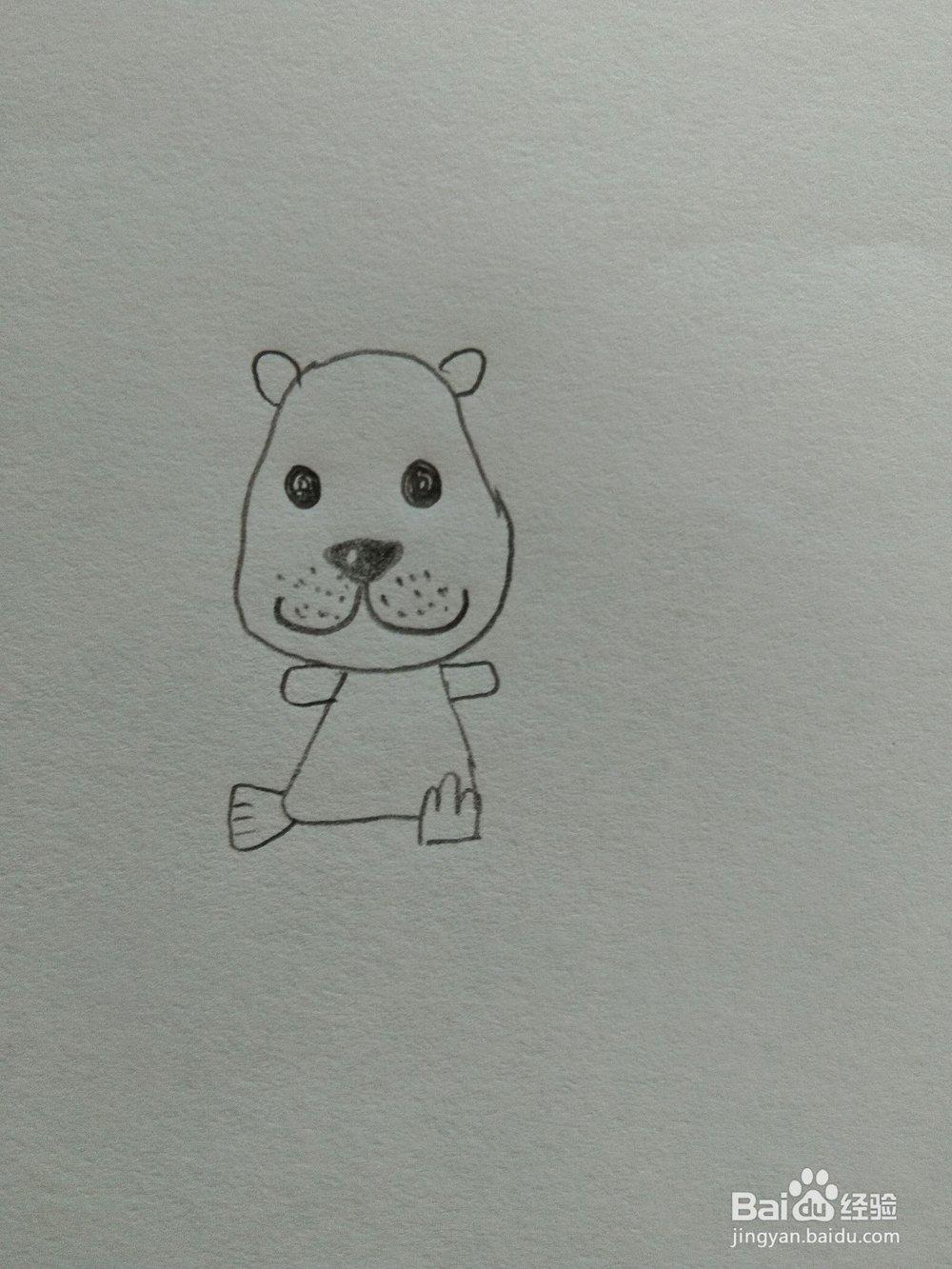 儿童趣味简笔画狮子