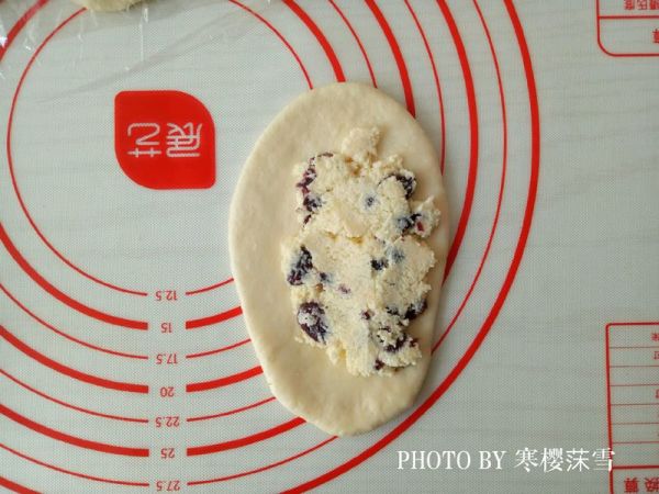 奶油奶酪花朵面包