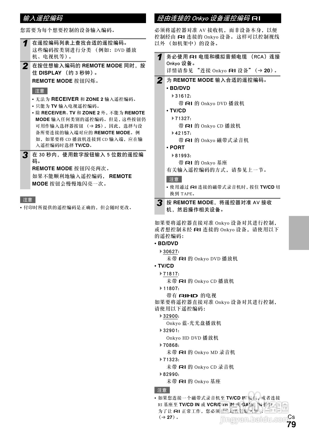 安桥TX-NR708接收机使用说明书:[4]