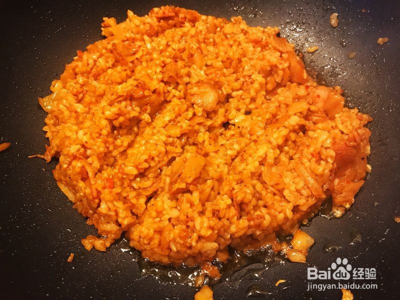 泡菜起司炒饭怎么做