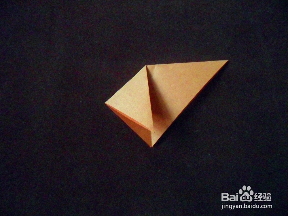 如何折叠双三角形